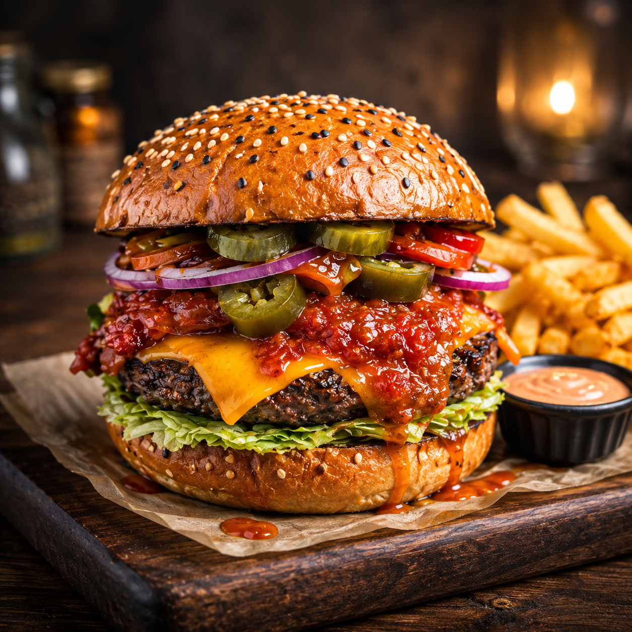 Spicy Jalapeño Burger