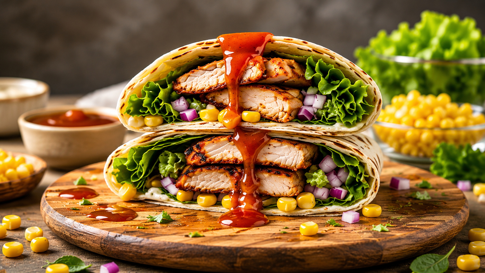 Spicy Chicken Wrap